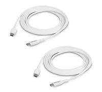 Cable USB-C de Carga 1m Pack de 2 StarTech.com USB 2.0 60W 3A Blanco