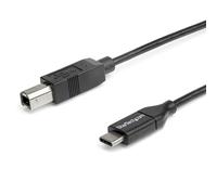 StarTech.com Cable de 2m USB-C a USB B Macho a Macho - Cable USB Tipo C a USB B USB 2.0
