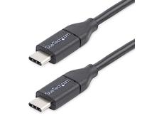 StarTech.com USB2CC50CM - Cable de 0.5 m USB-C (Macho a Macho) Color Negro