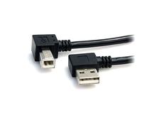 StarTech.com USB2HAB2RA3 - Cable USB para Impresora (91 cm, 1 x USB A Macho, 1 x USB B Macho) Negro