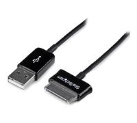 StarTech.com - Cable Adaptador 2m Conector Dock USB para Samsung Galaxy Tab - Negro - USB A Macho