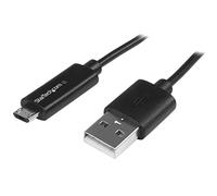 StarTech.com USBAUBL1M - Cable Micro USB con LED Indicador de Carga, 1 Metro