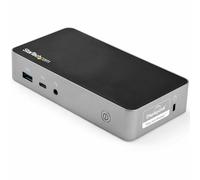 StarTech. com USBC Dock Estación de acoplamiento para portátil HDMI de doble monitor 1080p 60W entrega de alimentación 1x USBC, 3X USBA, Ethernet Pantalla de vídeo dual USB 3.1 Gen 1