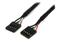 StarTech.com USBINT5PIN24 - Cable Extensor de Placa Base, 60 cm, Negro