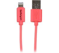 Startech.Com USBLT1MPK - Cable con Conector Lightning a USB para Apple iPhone/iPod/iPad (1 Metro) Rosa