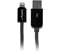 StarTech.com USBLT3MB 3 m (10 ft) Long Black Apple 8-Pin Lightning Connector to