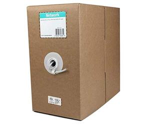 StarTech.com WIRC5ECMRGRY - Bobina de Cable de Red Bulk a Granel, UTP Cat5e, 304.8 m, Gris