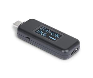 StarTech Comprobador de Potencia USB-C, PD EPR 240W (USBC-PWRTESTER) | Mide voltaje/corriente/vatios, Pantalla giratoria 180 grados