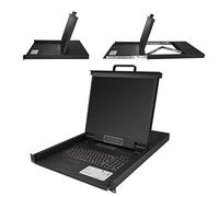 StarTech.com - Consola KVM de 16 puertos para Montaje en Rack - Teclado QWERTY - con Cables de 1,8m - Conmutador KVM con Monitor