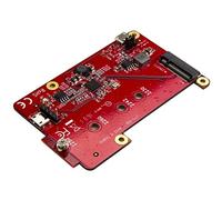 StarTech Conversor USB 2.0 a M.2 SATA para Raspberry Pi, 480Mbps (PIB2M21) | Aumenta el almacenamiento de la placa, Admite alturas 2230, 2242, 2260 y 2280, Independiente del sistema