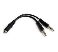 Startech Divisor 2xminijack 3pin A 4pin One Size Black