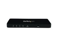 StarTech Divisor HDMI, 1 a 4, 4K 30Hz, Audio 7.1, Aluminio (ST124HD4K) | Multiplicador HDMI 1x4, Retrocompatible, Concentrador HDMI, Emulación EDID, Sonido envolvente 7.1