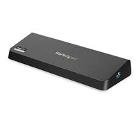 StarTech Dock USB-A Doble Monitor, HDMI y DP 4K, 4x USB-A, Ethernet, Audio | Salida a Doble Monitor, Certificado DisplayLink, Compatible con Windows, macOS y Chrome OS, Para HP, Dell y Lenovo