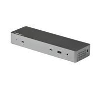 StarTech.com Docking Station Thunderbolt 3 Compatible con USB-C - para 2 Monitores 4K 60Hz DisplayPort 1.4 o 2 Monitores HDMI - para Un Monitor 8K - Dock TB3 USB Tipo C para Portátil - PD 96W y 5x USB - 10Gbps