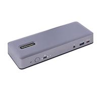 StarTech Dock USB-C Triple 4K30/Doble 4K60 Chromebook, Hub 7 Puertos, GbE | 3 monitores a 4K30 o 2 a 4K60, Certificado Works With Chromebook, Hub USB 10Gbps, K-Slot y Nano