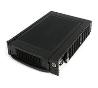 Startech DRW110SATBK - Rack móvil para Disco Duro HDD SATA de 3.5" con Bandeja removible para bahía de 5.25", plástico