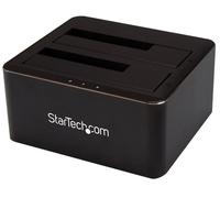 STARTECH Estación de Acoplamiento USB 3.0 de Doble Bahía para HDD/SSD SATA