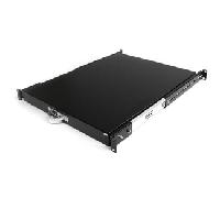 StarTech.com Estante Bandeja 1U Deslizante Telescópica para Armario Rack Servidores, 0,55m o 22 Pulgadas de Profundidad, para Rack de Equipos de Redes (SLIDESHELFD)