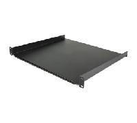 STARTECH Estante Cantilever de 1U para Rack - de 16 Pulgadas de Profundidad - Bandeja Voladiza para Rack Negro CABSHELF116