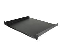 STARTECH Estante Cantilever de 1U para Rack - de 16 Pulgadas de Profundidad - Bandeja Voladiza para Rack Negro CABSHELF116