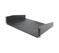 StarTech Estante Rack Ventilado 2U, 31,5cm, 11,3kg (CABSHELFV2U-12-RACK) | Bandeja voladiza ventilada para rack de 19 pulgadas, Cumple la norma EIA-310