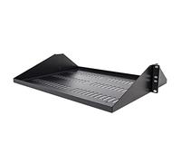 StarTech Estante Ventilado 2U Central, 35,6cm, 91kg (SHELF-2U-14-CENTER-V) | Acceso frontal y trasero, Acero de servicio pesado, Profundidad de 14 pulgadas