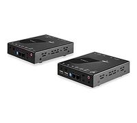 StarTech Extensor KVM HDMI por LAN – 4K 30Hz, USB 2.0, Ethernet CAT6 IP – Negro