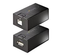 StarTech Extensor USB 2.0 por Cable Cat5e/Cat6 RJ45-150m - 480Mbps | Transmisor Alimentado por USB y receptor con adaptador, Plug-and-play, Sin drivers, Compatible con Windows/macOS/Linux