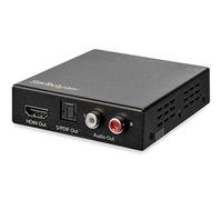 StarTech Extractor Audio HDMI, 4K 60Hz, HDR, Toslink y RCA Doble (HD202A) | Separador de audio HDMI, Pass-through HDR, HDMI 2.0, Salida audio 3, 5mm, Gestión EDID