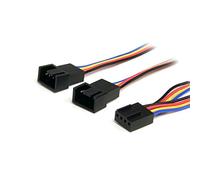 StarTech.com Cable Divisor 0,3m PWM 4 Pines Alimentación Ventilador Fan Placa Base Macho a Hembra