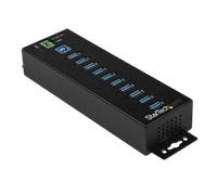StarTech.com Hub Concentrador Ladrón USB 3.0 de 10 Puertos con Adaptador de Alimentación Externo - con Protección ESD de 350W ( HB30A10AME )