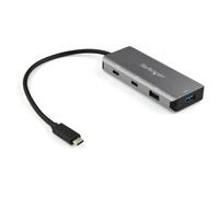 StarTech.com Hub USB C de 4 puertos - 2x USB A y 2x USB C - Concentrador USB Tipo C 3.2 Gen 2 SuperSpeed de 10Gbps Alimentado por el bus USB - Ladrón USB C con Cable de 25cm