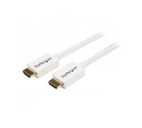 StarTech.com Cable HDMI de alta velocidad de 5m - Macho a Macho - CL3 Instalación en Pared - Ultra HD 4k x 2k - Blanco ( HD3MM5MW )