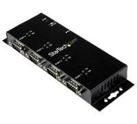 STARTECH Hub Adaptador USB a DB9 RS232 de 4 Puertos