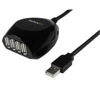STARTECH Hub USB 2.0 de 4 Puertos con Cable de 15m