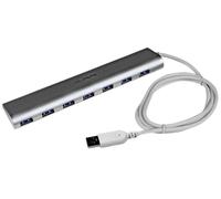 StarTech Hub USB 3.0 de 7 Puertos con Adaptador de Corriente