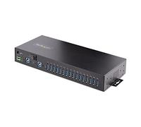 StarTech Hub USB 3.0 Industrial 16 Puertos 5Gbps (5G16AINDS-USB-A-HUB) | Carcasa metálica, Protección ESD nivel 4 15kV/8kV, Carga compartida 120W