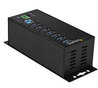 STARTECH Hub USB 3.0 Industrial 7 Puertos, Carcasa Metálica, Protección contra