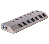 STARTECH Hub USB 3.2 Gen 1 de 7 Puertos con Interruptores Individuales