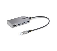StarTech Hub USB 3.0 de 3 puertos USB-A 5Gbps con Ethernet RJ45 1Gb (5G3GBB-USB-A-HUB)