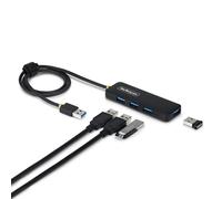 StarTech Hub USB-A 4 puertos (modelo PCR) – 5 Gbps, UASP, cable 61 cm, alimentado por bus USB
