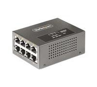 StarTech Inyector PoE++ Multigigabit 4 Puertos 95W (AS445C-POE-INJECTOR) | PoE/PoE+/PoE++ 802.3af/at/bt, 5/2, 5/1Gbps, Presupuesto 160W, Salida seleccionable 60/90/95W