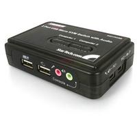 StarTech Kit Conmutador KVM USB + Audio 2 Puertos