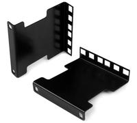 StarTech.com Juego Adaptador de Profundidad de Carril para Racks de Servidores, Extensor de 10cm, Se Ajusta a TAA, 2U, Kit Adaptador, Extensor de Rack de Redes (RDA2U)
