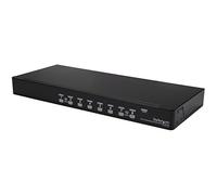 StarTech.com Conmutador Switch KVM 1U OSD y Cables 8 puertos USB A Vídeo VGA HD15