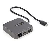 StarTech.com - Adaptador Multipuertos USB-C - Docking Station USB Tipo C - HDMI o VGA - con Cable de 29cm - con Puertos USB A y