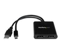 Splitter MST - StarTech.com MSTMDP122DP Splitter Multiplicador Mini DP 2 puertos DisplayPort Hub MST