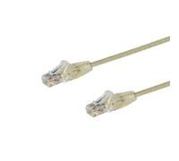 StarTech.com Cable Cat6 de 1,5m - Delgado - con Conectores RJ45 sin Enganches - Gris