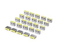 StarTech Tapones de Bloqueo USB-A de Repuesto con Pestillo - Paquete de 25 - para USB-A-Port-Blocker - Reutilizables