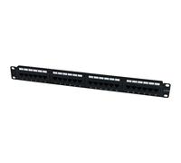 StarTech Panel de parcheo C6PANEL24 – 24 puertos 1U Cat6 110 para montaje en rack